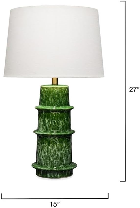 Green Glaze Ceramic Table Lamp