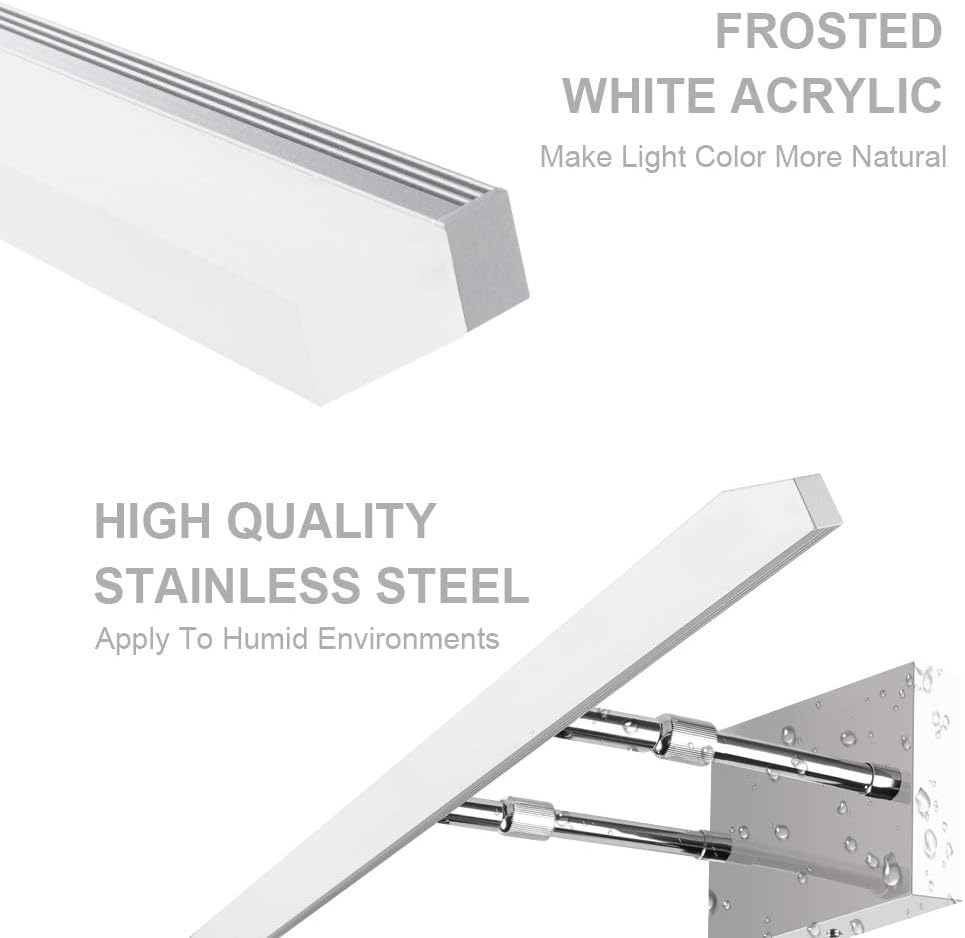 31.5" Chrome Dimmable LED Bathroom Vanity Light