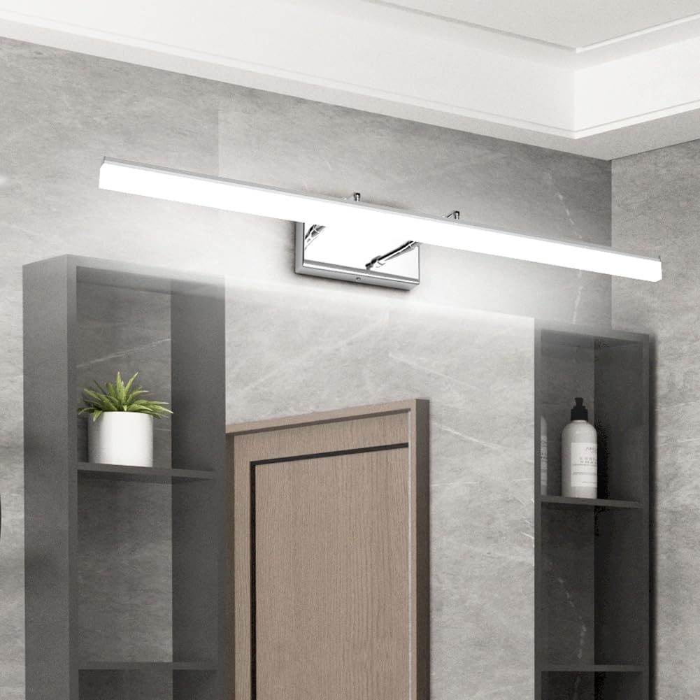 31.5" Chrome Dimmable LED Bathroom Vanity Light