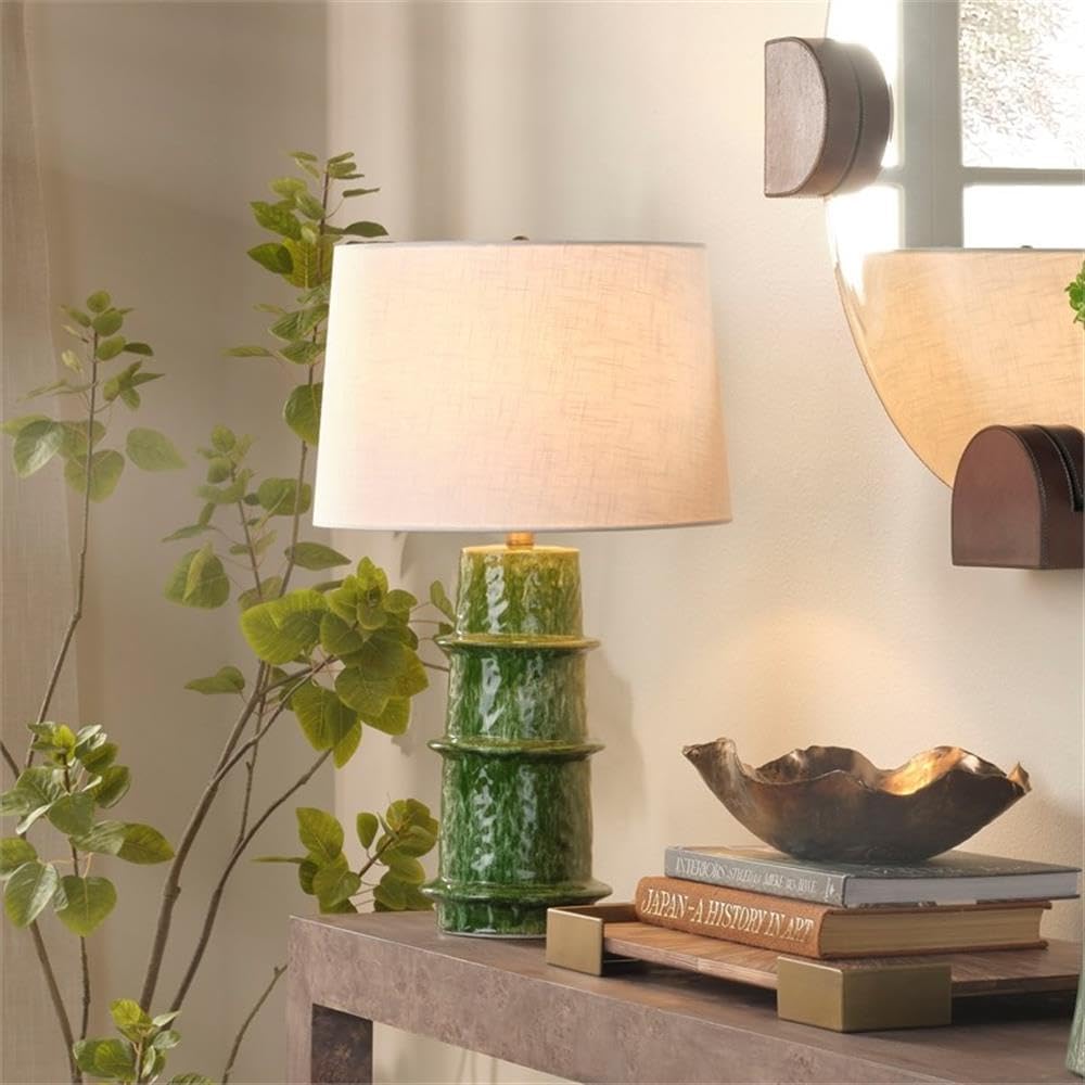 Green Glaze Ceramic Table Lamp