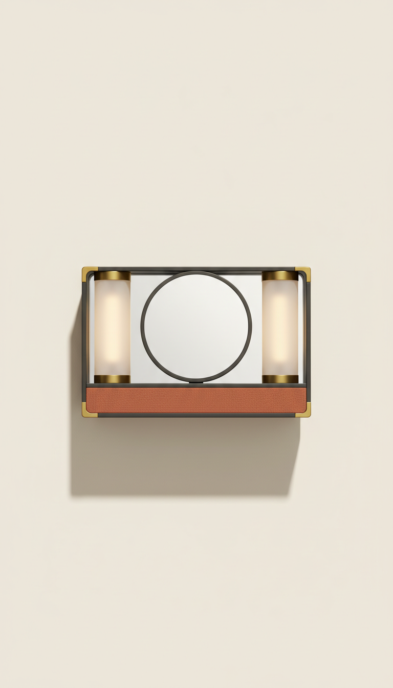 Vanity Mirror Bar in Matte Black