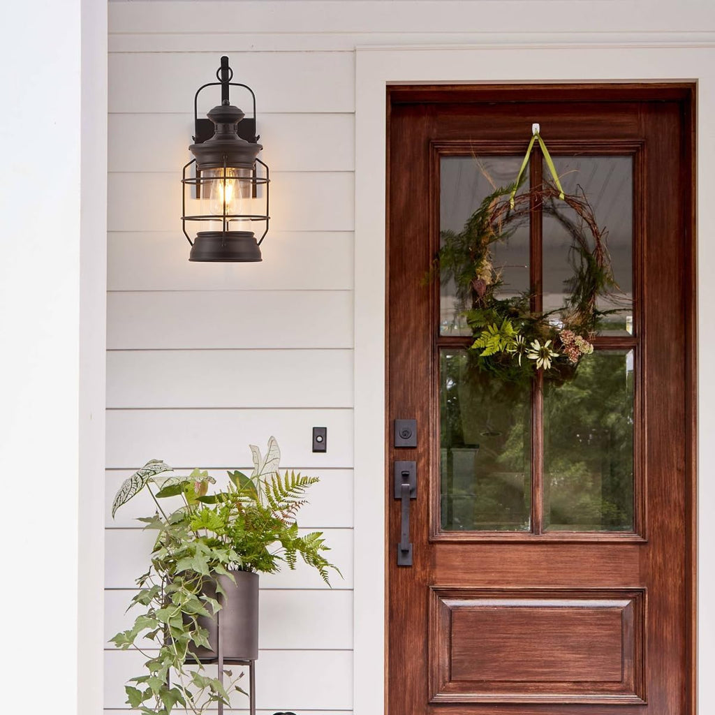 Black Farmhouse E26 Wall Sconce