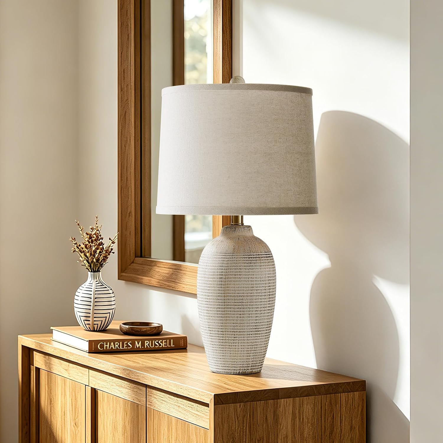 Farmhouse Ceramic Table Lamp