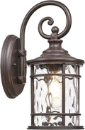 ORB Water Ripple Glass Outdoor Wall Sconce