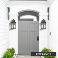 Water Ripple Glass Outdoor Wall Sconce