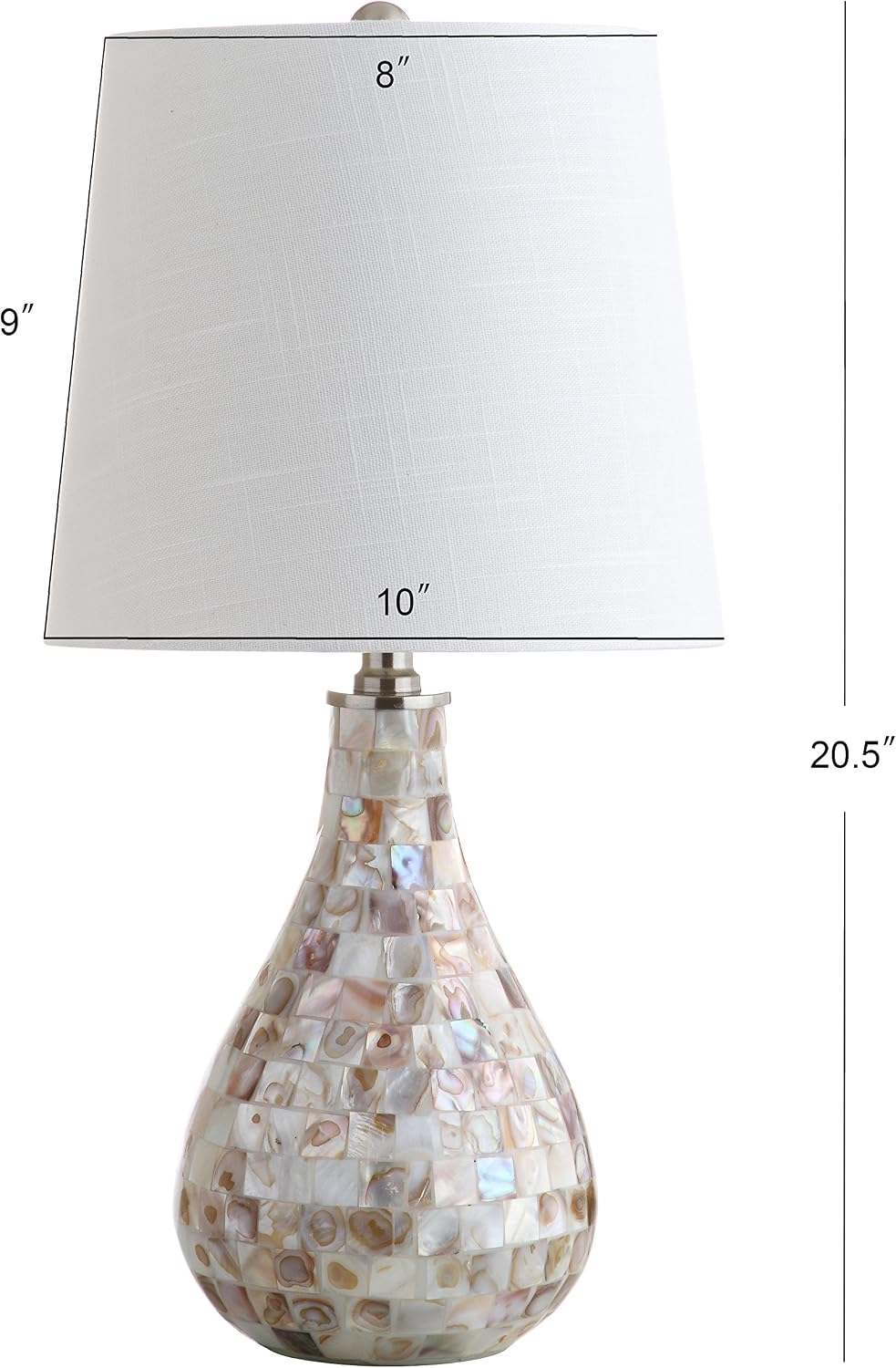 Coastal Seashell Table Lamp