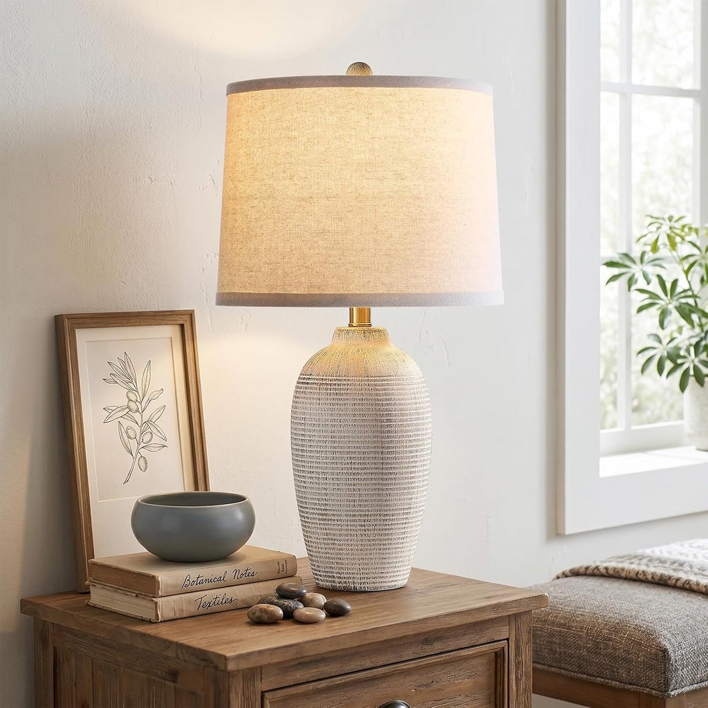 Farmhouse Ceramic Table Lamp