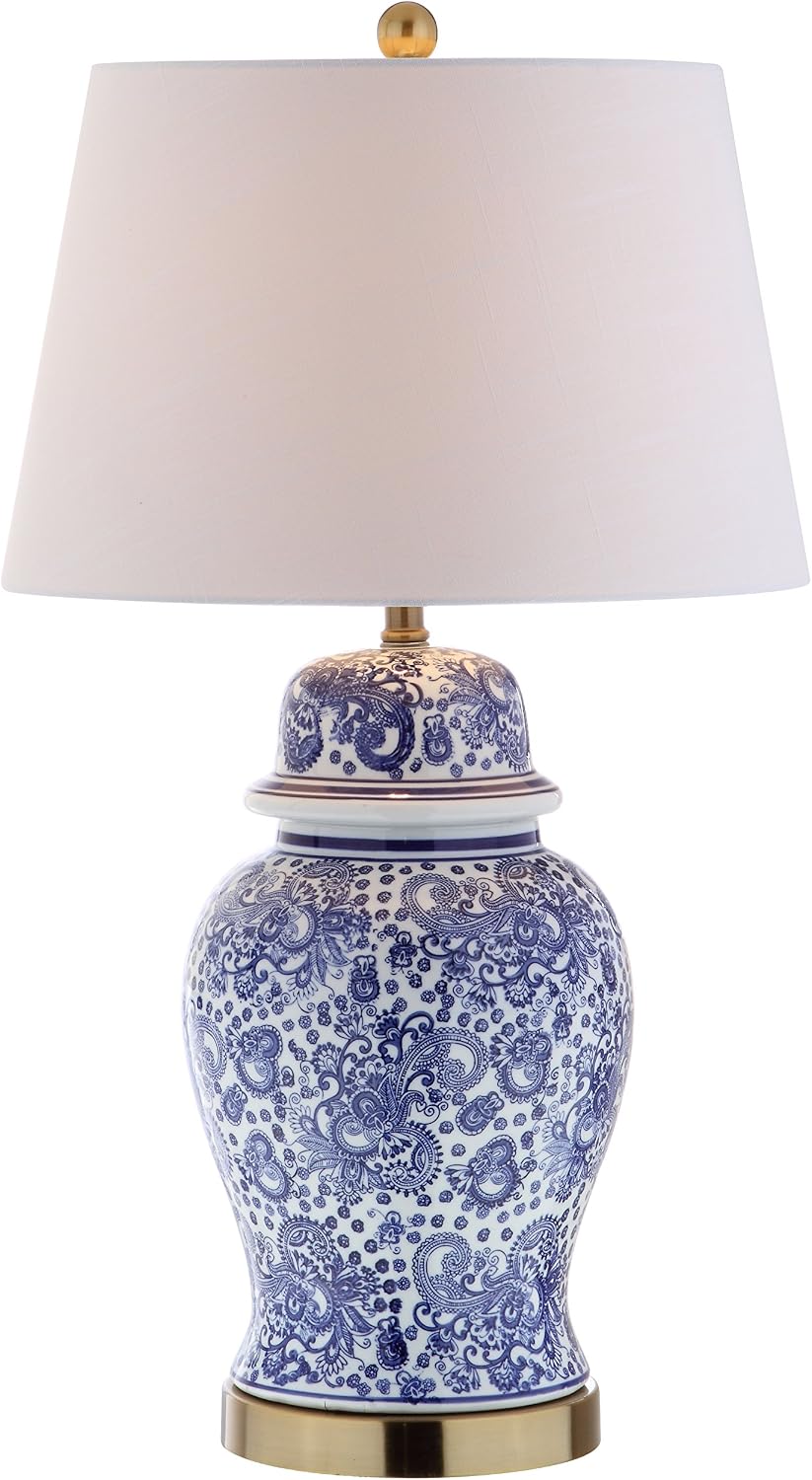 Blue Ginger Jar Ceramic Table Lamp