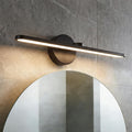15" Rotatable Black IP44 Dimmable LED Vanity Light