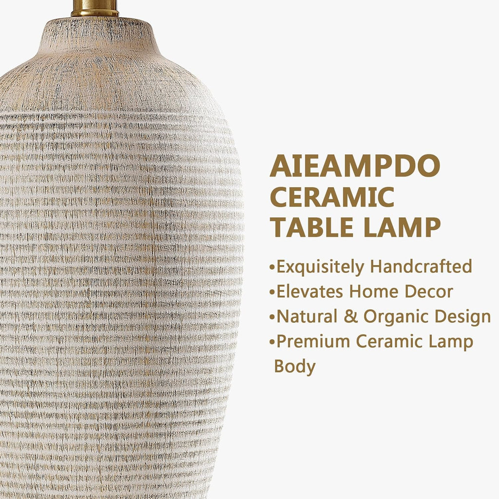 Farmhouse Ceramic Table Lamp