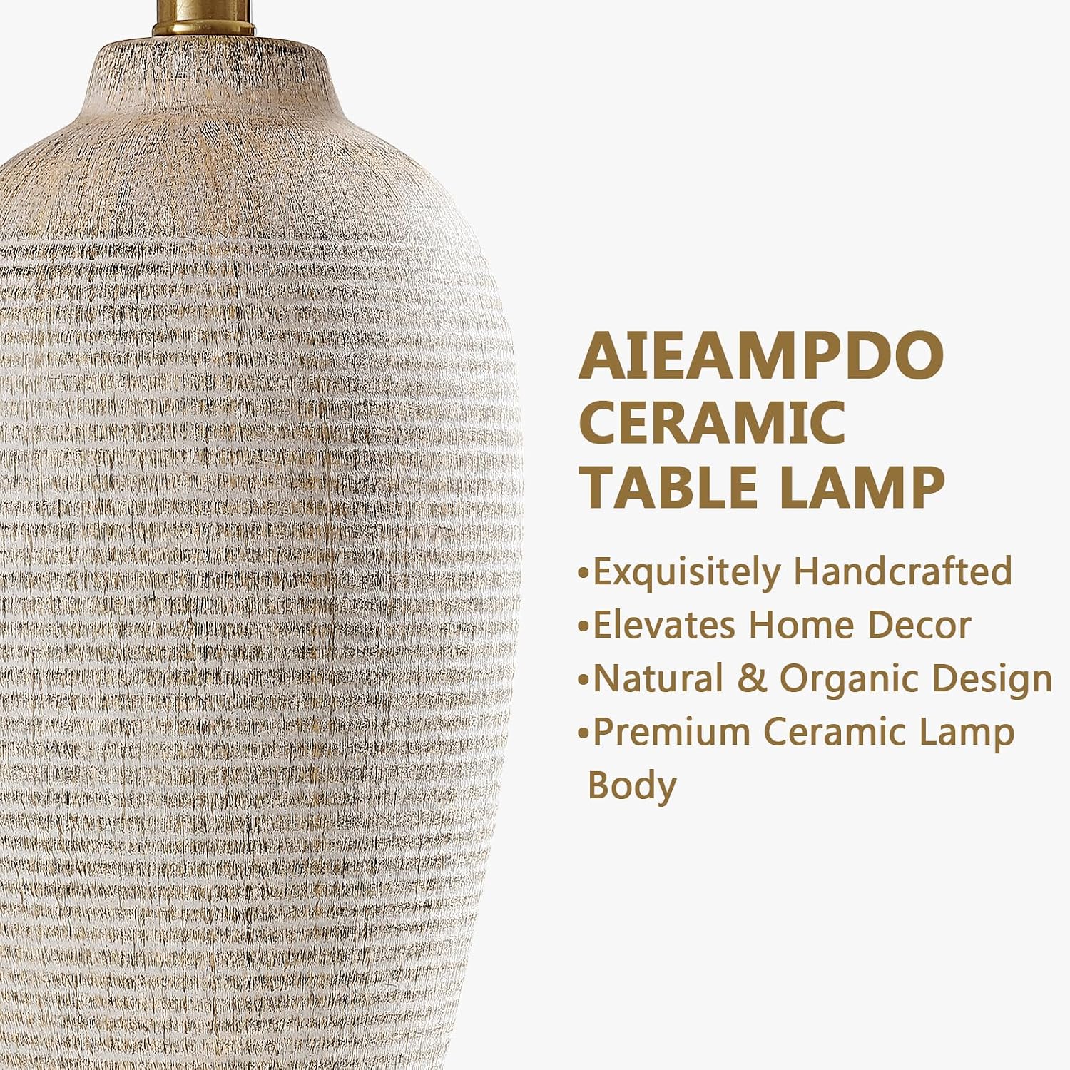 Farmhouse Ceramic Table Lamp